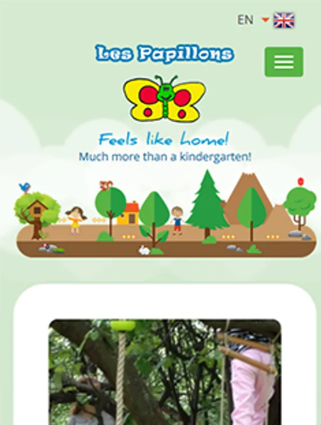 Les Papillons – website screenshot 4