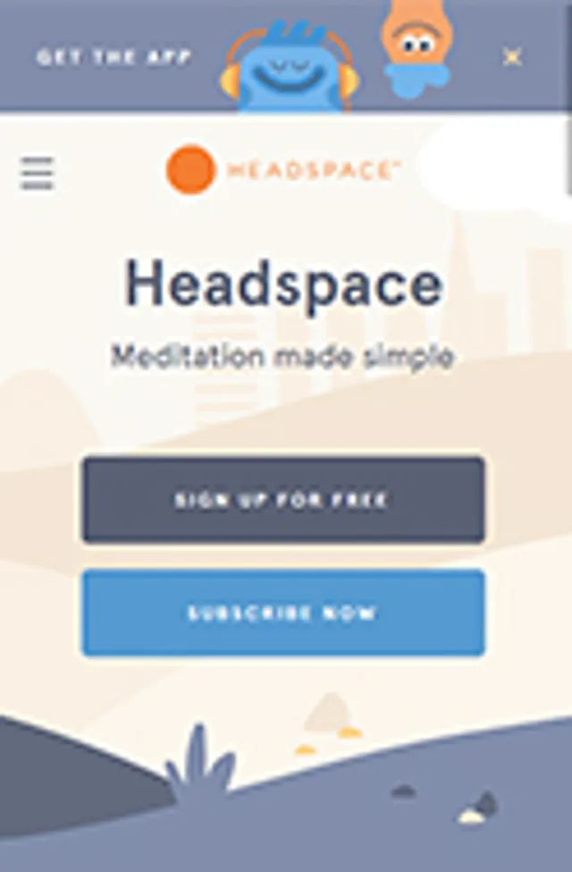 Headspace – web platform screenshot 6