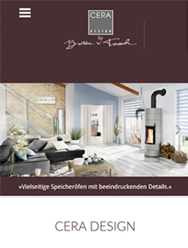 CERA – product website screenshot 5
