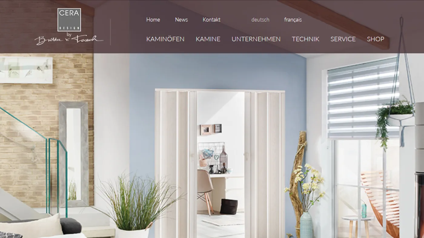 CERA – product website screenshot 1