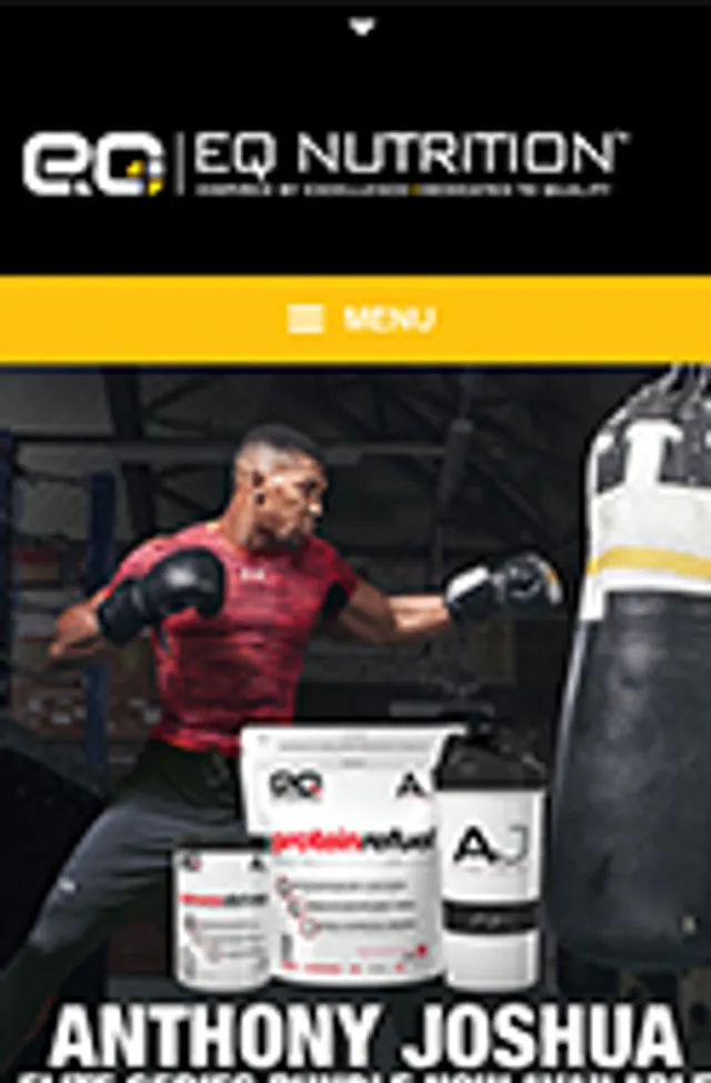 EQ Nutrition – online shop screenshot 6
