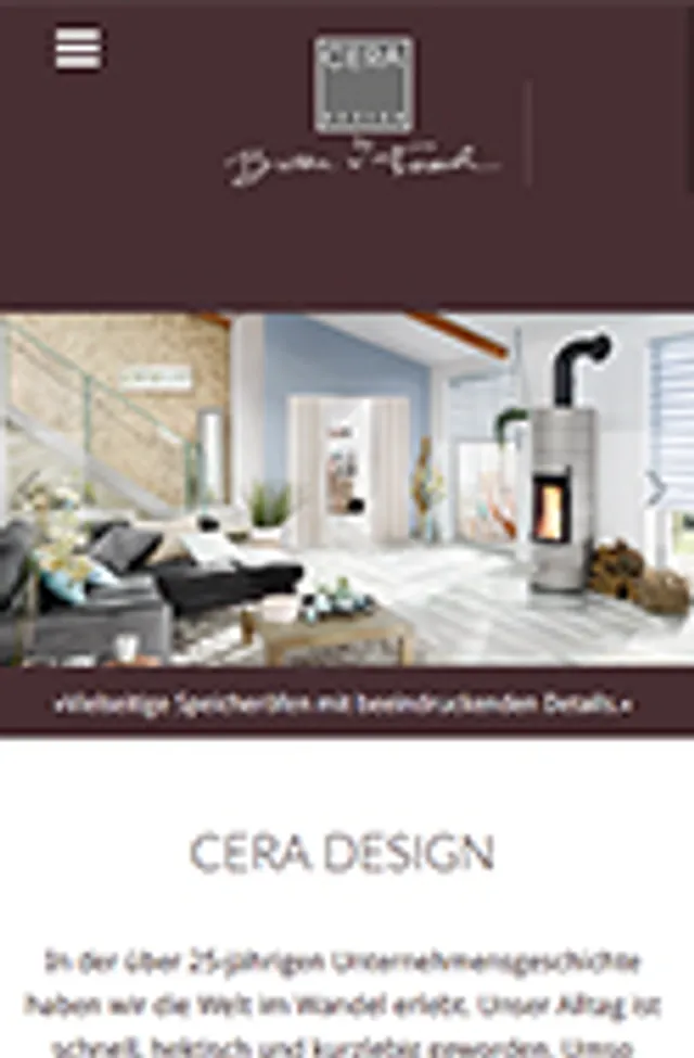 CERA – product website screenshot 6