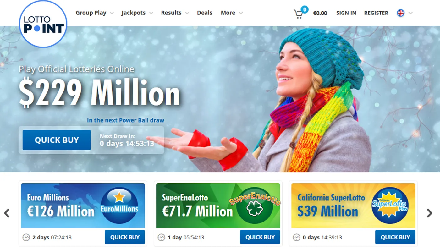 LottoPoint – lottery platform screenshot 1