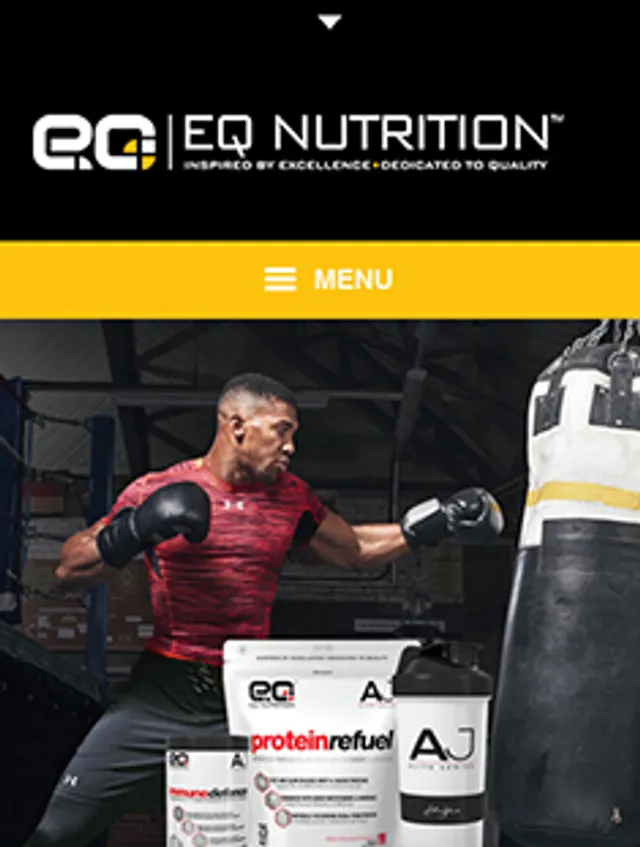 EQ Nutrition – online shop screenshot 5