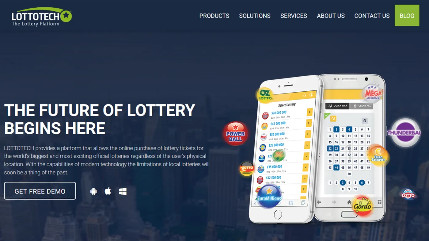Lottotech – lottery platform screenshot 1