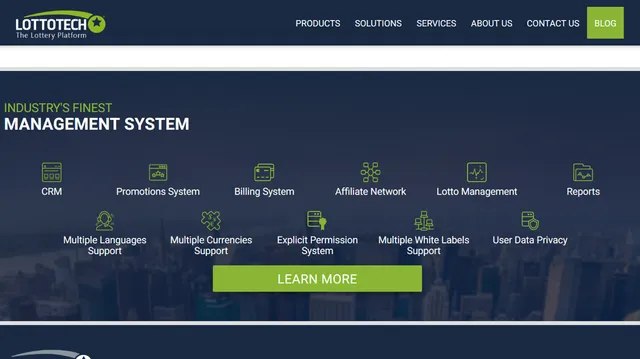 Lottotech – lottery platform screenshot 2