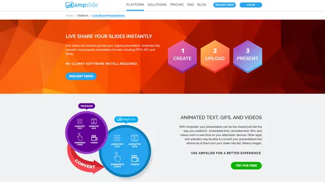 AMPslide – saas backend platform screenshot 2