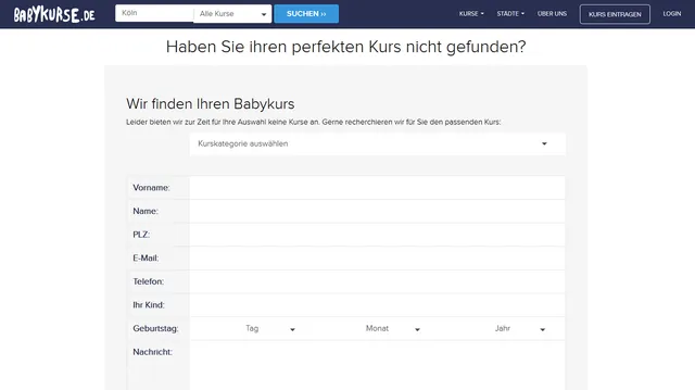 Babykurse – платформа за резервации, екранна снимка 4