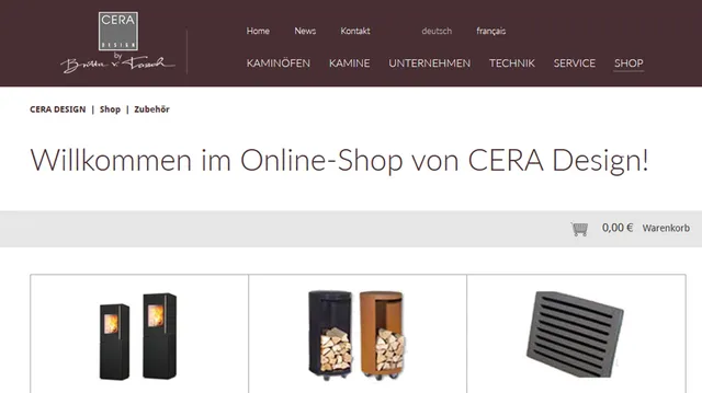 CERA – product website screenshot 4
