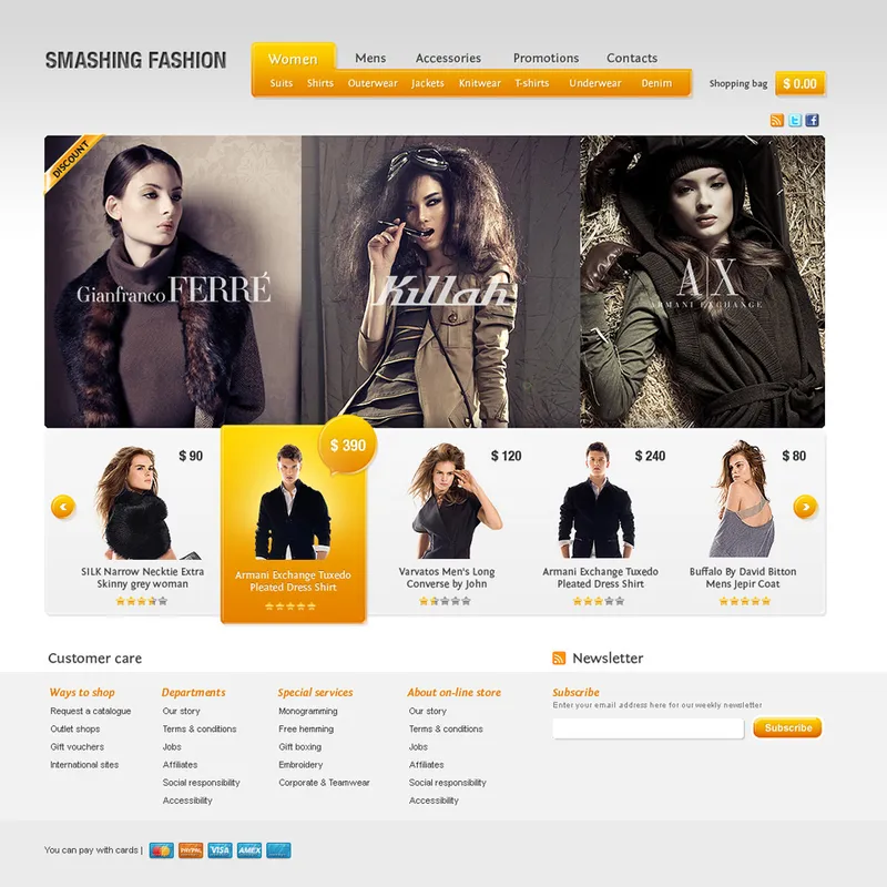 Smashing Fashion – уеб платформа by Atom Solutions