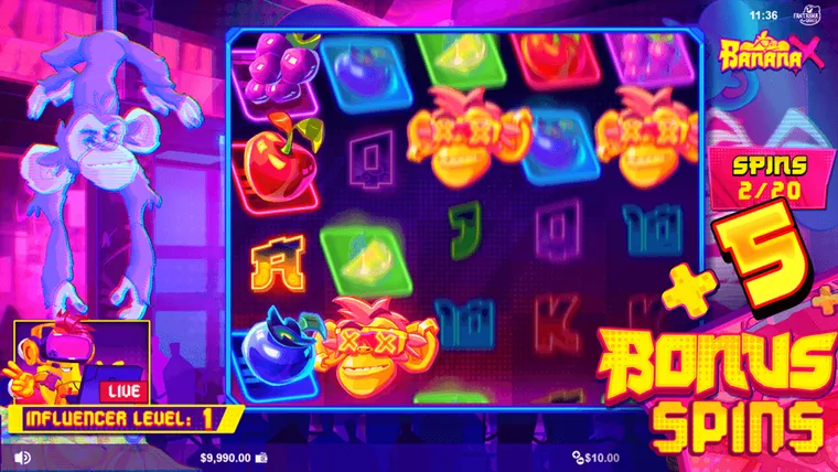 Banana X – екранна снимка от играта 1