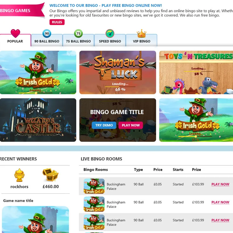 Bingo Platform – уеб платформа by Atom Solutions