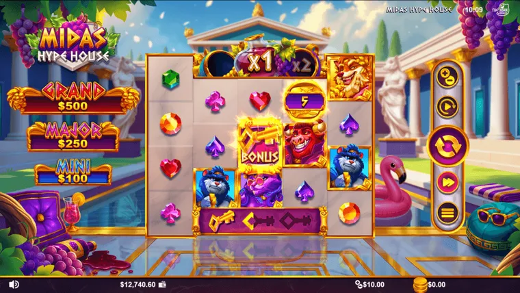 Midas Hype House – екранна снимка от играта 1
